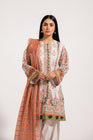 Ethnic Lawn Hamedan Ecru