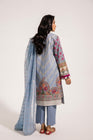 Ethnic Lawn Hamedan Sky Blue