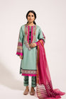 Ethnic Lawn Madelyn Aqua