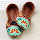Firuz Shoes Pakistani Truck Art Khussa FIR08-Designer dhaage
