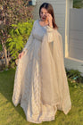 Haseens Ayeza Chiffon Pishwas Maxi Dress HAS01-Designer dhaage