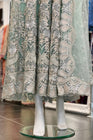 House Of Serene Embroidered Aqua Maxi HOS15