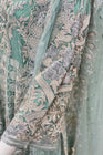House Of Serene Embroidered Aqua Maxi HOS15