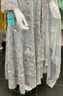 House Of Serene Embroidered Grey Maxi HOS14