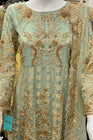 House Of Serene Embroidered Mint Maxi HOS12