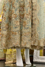 House Of Serene Embroidered Mint Maxi HOS12