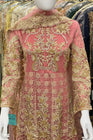 House Of Serene Embroidered Pink Maxi HOS13-Designer dhaage