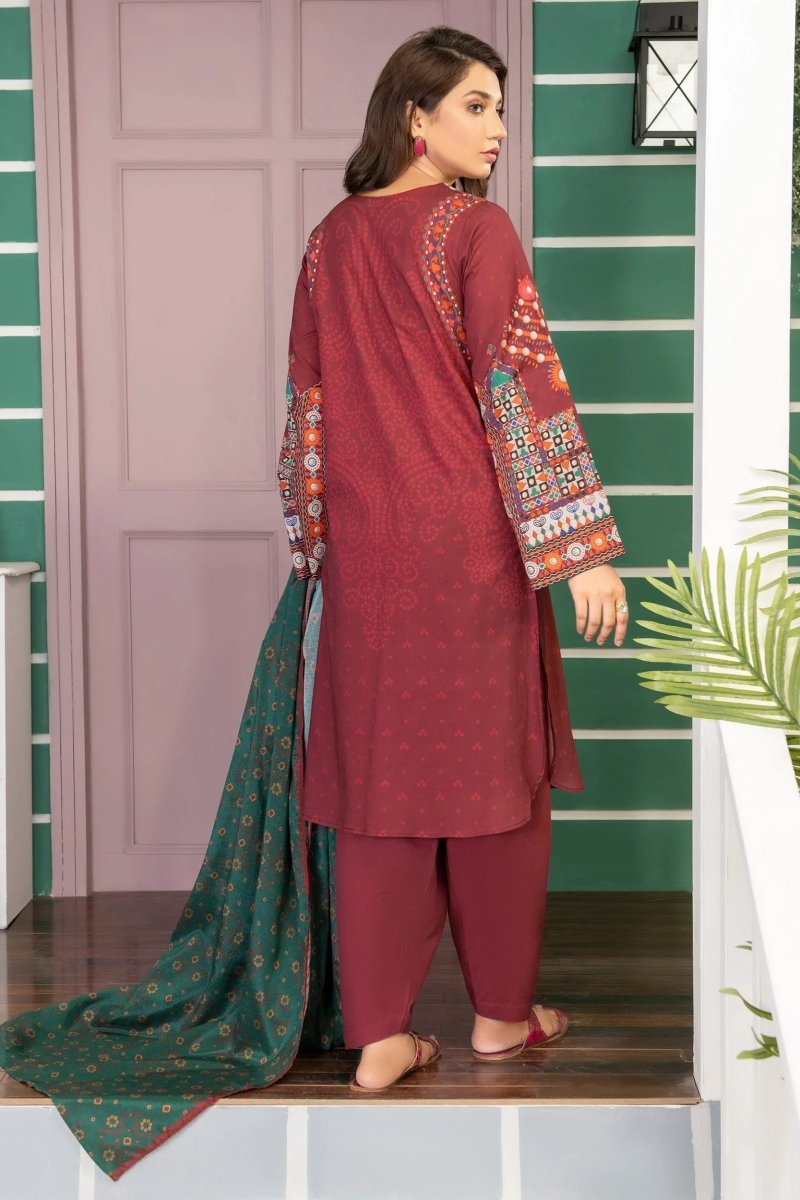 Autumn Ready to Wear Cambric 3 Pcs Dress by Limelight 23 main image 1