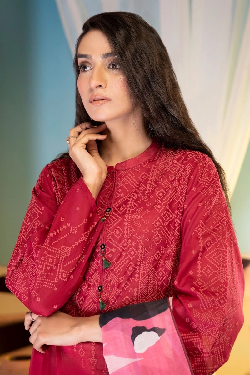 Hana Pret Casual Lawn 3 Piece Suit Lilium