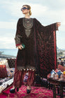 Maria B Linen DL-805-Black and Maroon