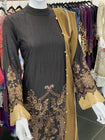 Maria B Linen DL-809-Black and Brown