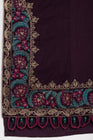 Maria B Linen Pakistani Suit DL-1002-Purple MAR131-Designer dhaage