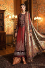 Maria B MBROIDERED Maroon BD-2006