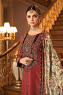 Maria B MBROIDERED Maroon BD-2006