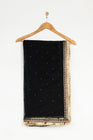 Maria B Sateen Maxi CST-403-Black MAR115