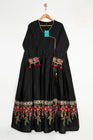 Maria B Sateen Maxi CST-403-Black MAR115