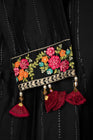 Maria B Sateen Maxi CST-403-Black MAR115