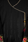 Maria B Sateen Maxi CST-403-Black MAR115