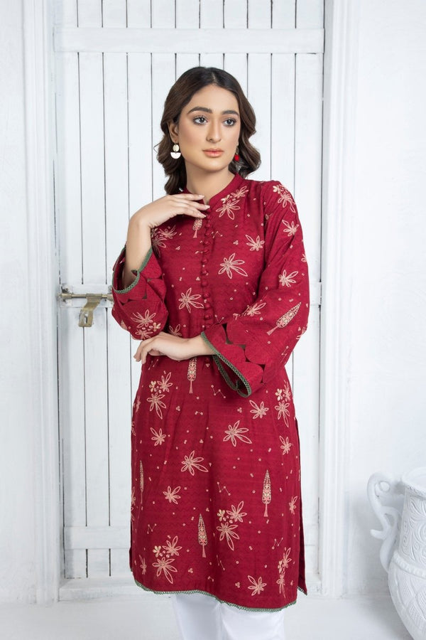 Mihrimah Embroidered Linen Shirt MIH34-Designer dhaage