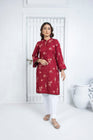 Mihrimah Embroidered Linen Shirt MIH34-Designer dhaage