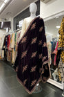 Mihrimah Embroidered Velvet Shawl MIH20-Designer dhaage