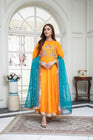 Mihrimah Raw Silk Peshwas Formal MIH35-Designer dhaage