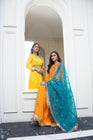 Mihrimah Raw Silk Peshwas Formal MIH35-Designer dhaage