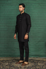 Nauroz Black Cotton Kurta Trouser NAU04