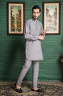 Nauroz Light Grey Cotton Kurta Trouser NAU08