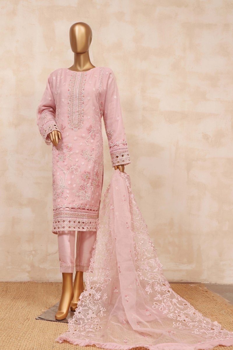 Sada Bahar Embroidered Organza Party Wear SBA55-Designer dhaage