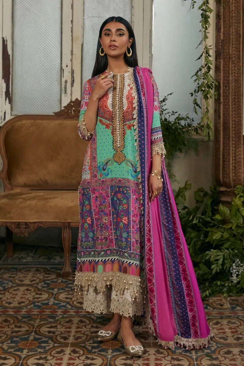 Sana Safinaz Muzlin AW22 14A SAN204-Designer dhaage