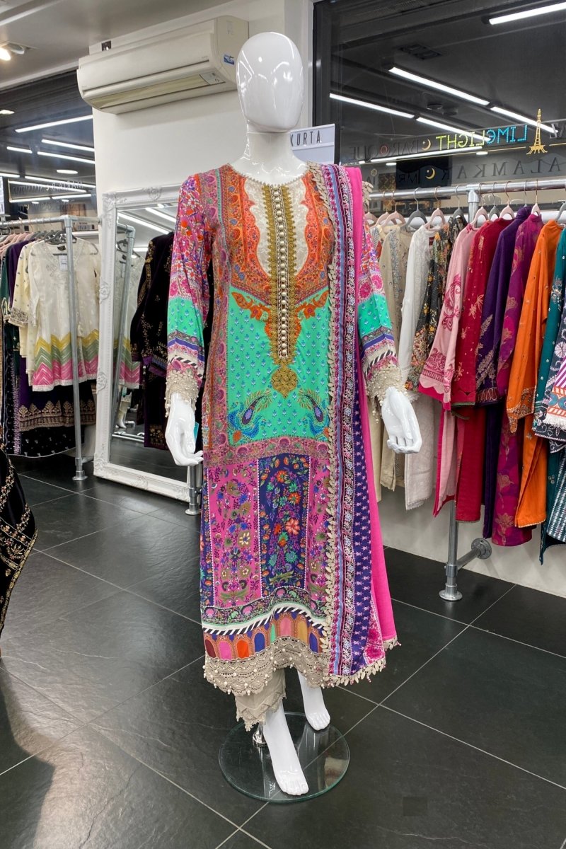 Sana Safinaz Muzlin AW22 14A SAN204-Designer dhaage