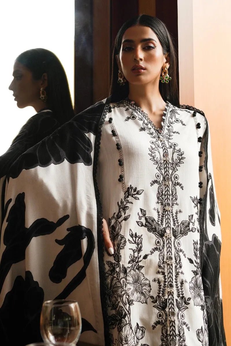 Sana Safinaz Muzlin AW23 15A SAN251-Designer dhaage