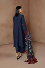 Sapphire Embroidered Cotton Satin 3 Piece Suit SAP126 - Designer dhaage