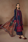 Sapphire Embroidered Cotton Satin 3 Piece Suit SAP126 - Designer dhaage