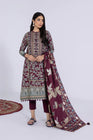 Sapphire Embroidered Khaddar 3 Piece Suit SAP104 - Designer dhaage