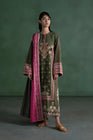 Sapphire Embroidered Khaddar 3 Piece Suit SAP129 - Designer dhaage