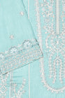 Sapphire Embroidered Raw Silk 3 Piece Suit SAP114 - Designer dhaage