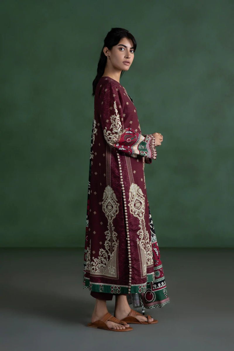 Sapphire Khaddar 3 Piece Suit SAP125 - Designer dhaage