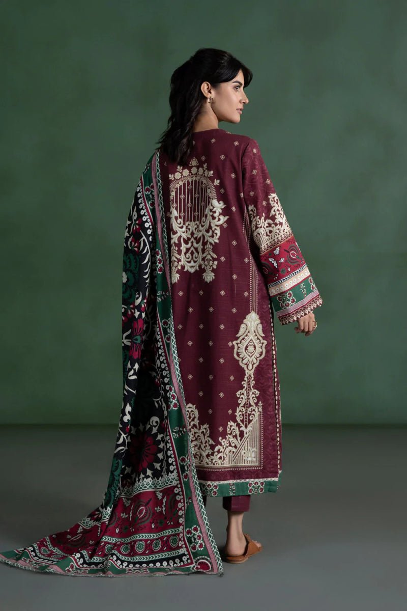 Sapphire Khaddar 3 Piece Suit SAP125 - Designer dhaage