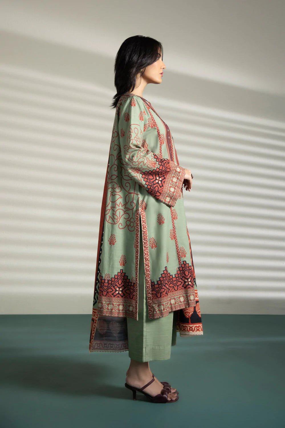 Sapphire Khaddar 3 Piece Suit SAP42-Designer dhaage