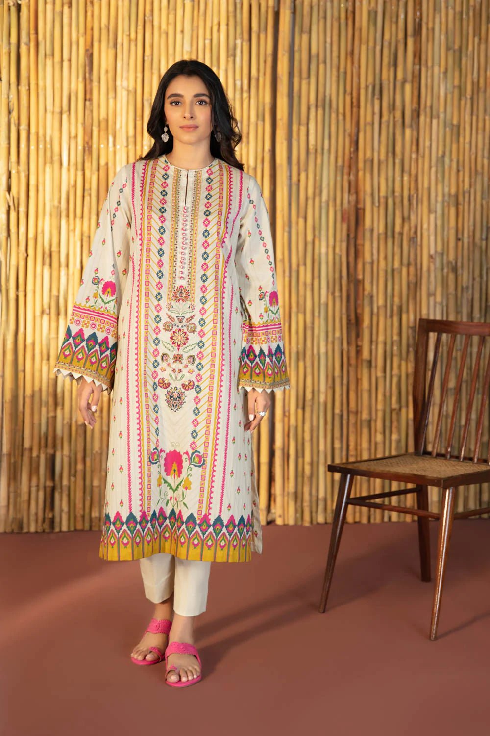 Sapphire Lawn 2 Piece Suit SAP73-Designer dhaage