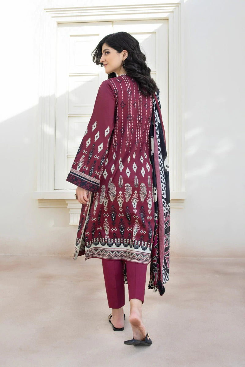 Azure Pret Embroidered Lawn 3 Piece Suit Sapphire Veil