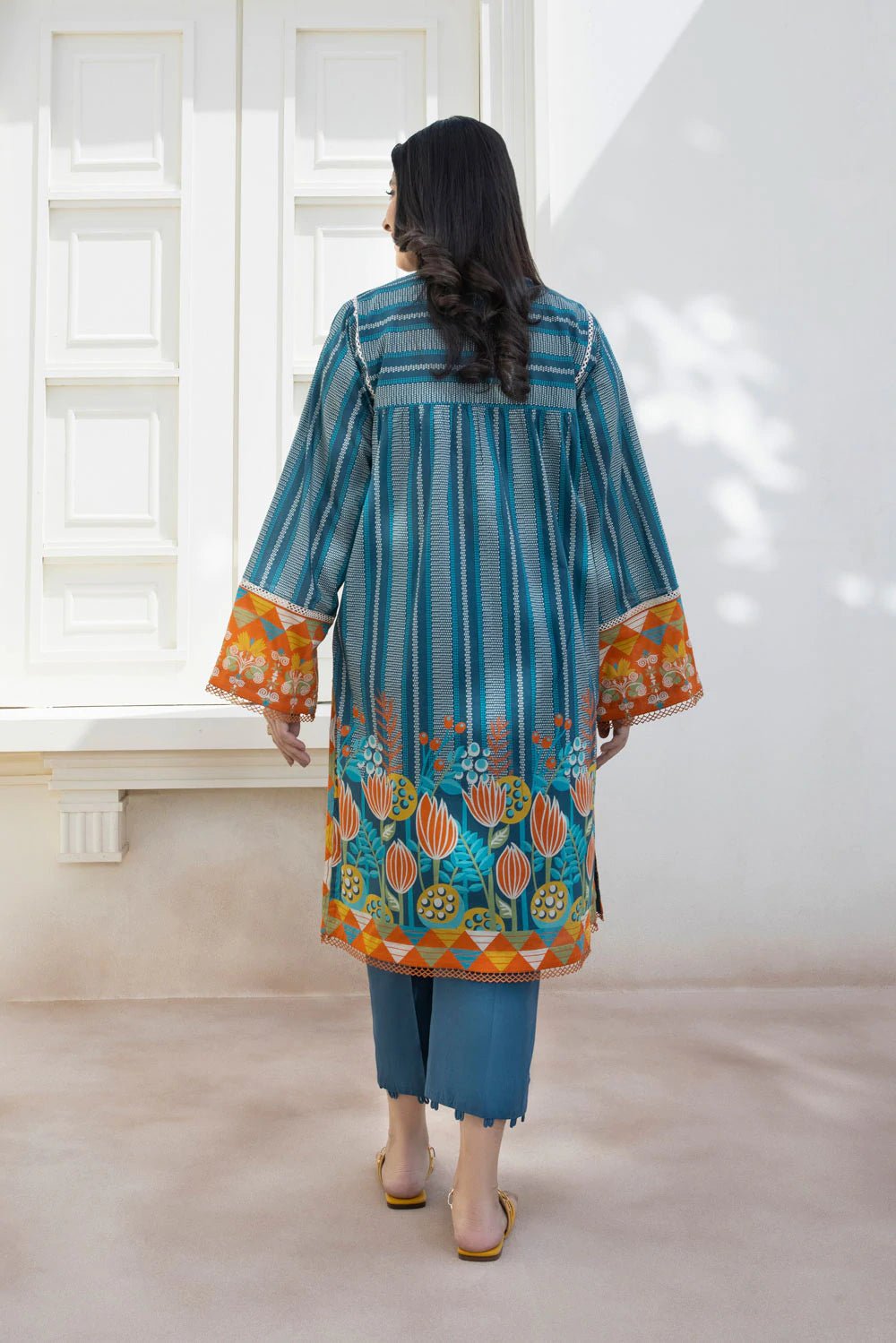 Sapphire Lawn Shirt SAP64-Designer dhaage