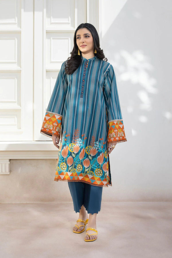 Sapphire Lawn Shirt SAP64-Designer dhaage