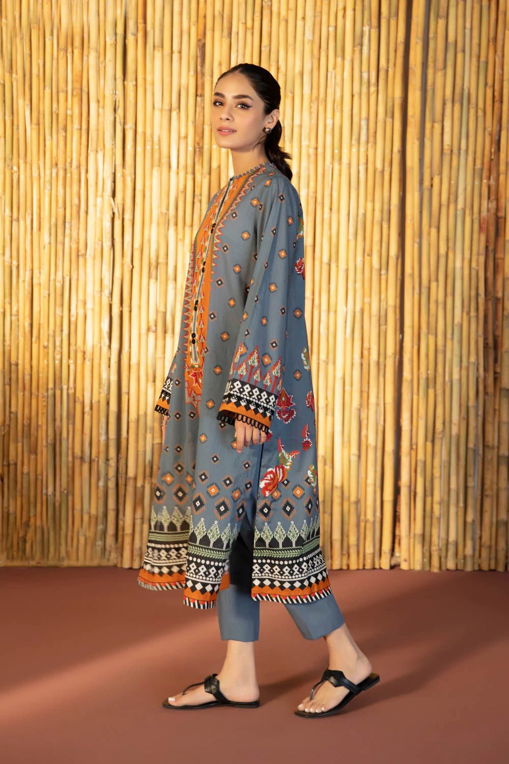 Sapphire Lawn Shirt SAP69-Designer dhaage