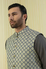Sapphire Pakistani Mens Waistcoat SAM08-Designer dhaage