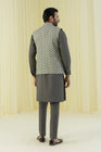 Sapphire Pakistani Mens Waistcoat SAM08-Designer dhaage