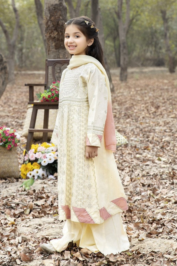Simrans Girls Festive Chikankari Sharara Dress SIM155-Designer dhaage