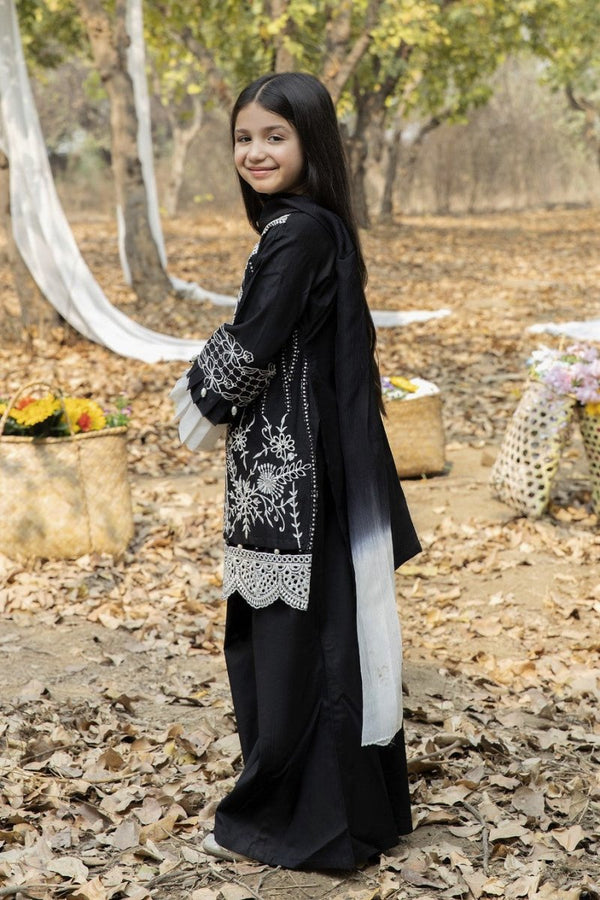 Simrans Girls Festive Chikankari Sharara Suit SIM153-Designer dhaage